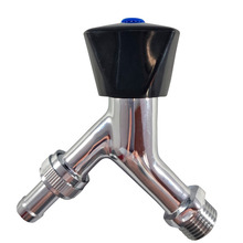 Aftapventil 1/2" med plastgreb krom